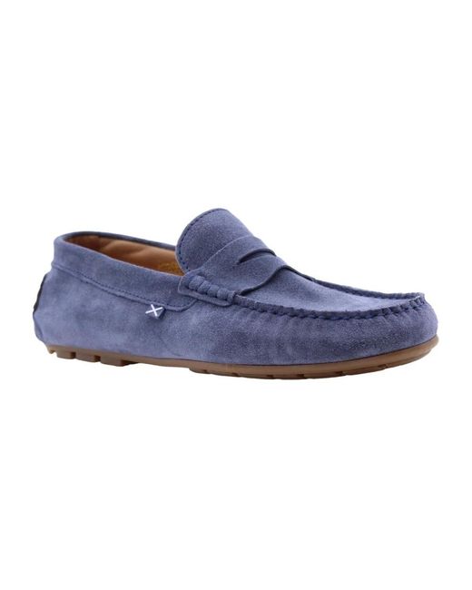 Scapa Blue Loafers for men