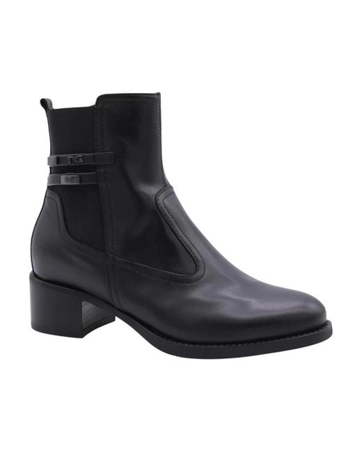 Nero Giardini Black Heeled Boots