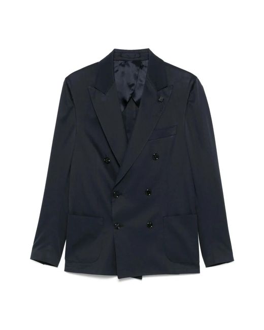 Blazers di Lardini in Blue da Uomo