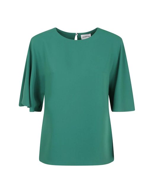 P.A.R.O.S.H. Green Grünes Stilvolles Hemd Für Frauen