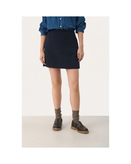 Part Two Blue Short Skirts