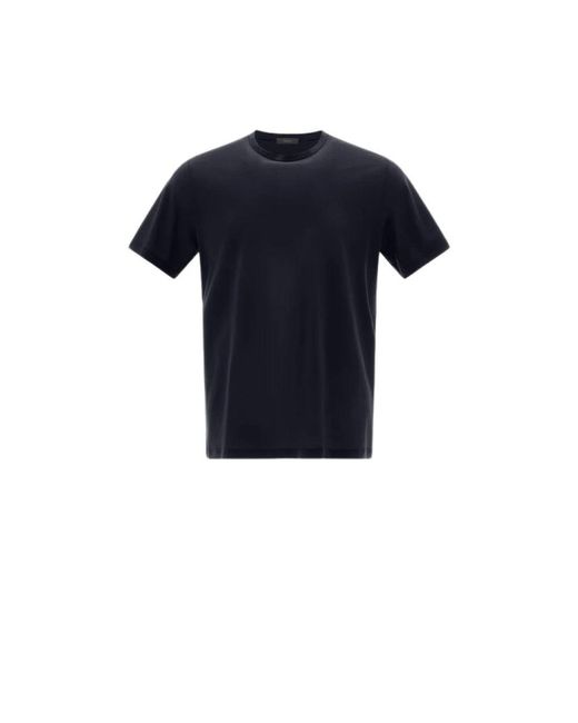 Herno Tops ,Blauw ,T-Shirt in het Blue voor heren