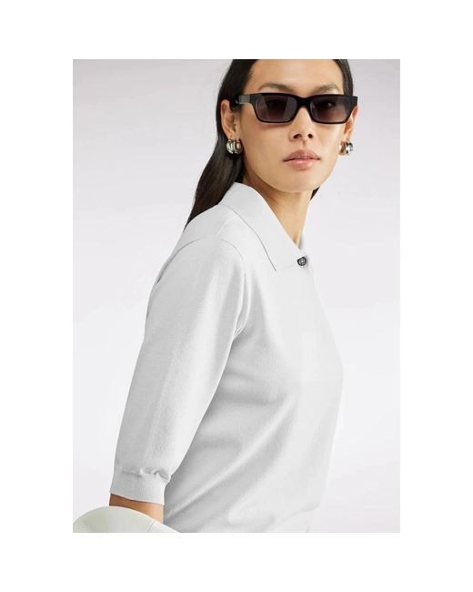 Round-Neck Knitwear Liviana Conti en coloris White