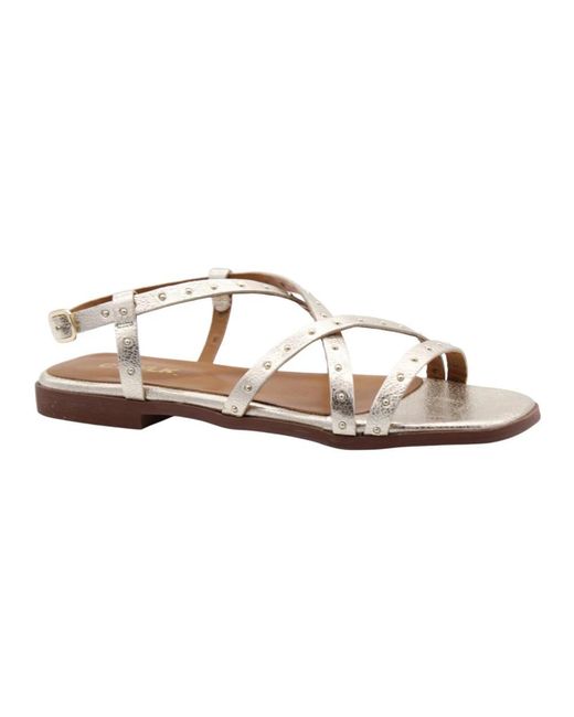 CTWLK Schoenen ,Geel ,Libanon Sandaal in het Brown