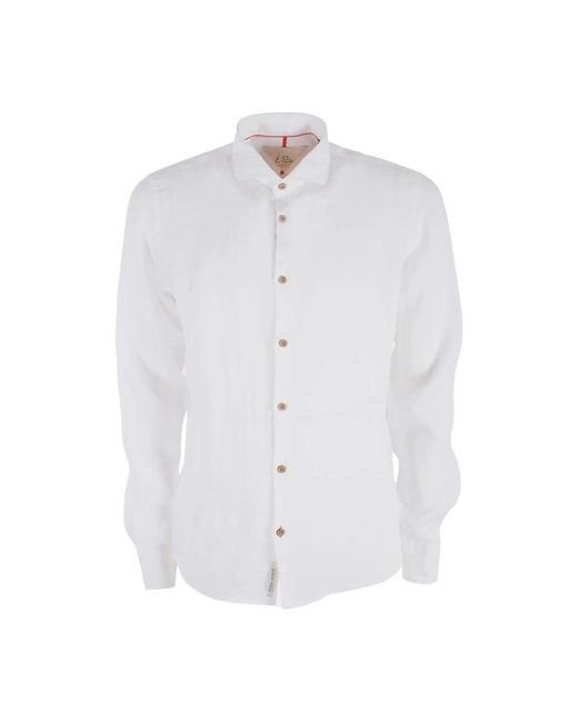 Yes Zee White Casual Shirts for men