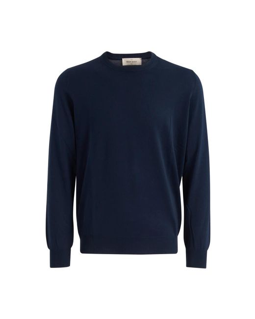 Gran Sasso Blue Round-Neck Knitwear for men