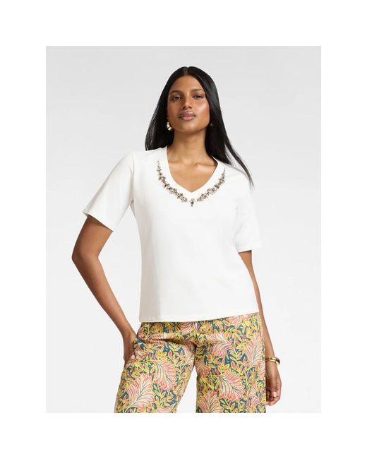 Elena Miro White T-Shirts
