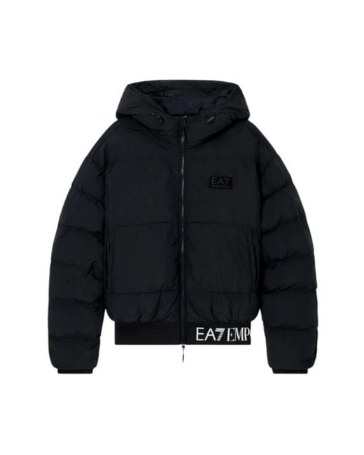 EA7 Men's Blue Winter Jackets