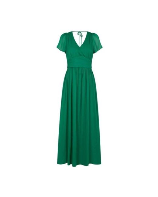 Vestido elegante mc elary Naf Naf de color Green