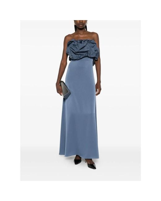 Max Mara Blue Maxi Dresses