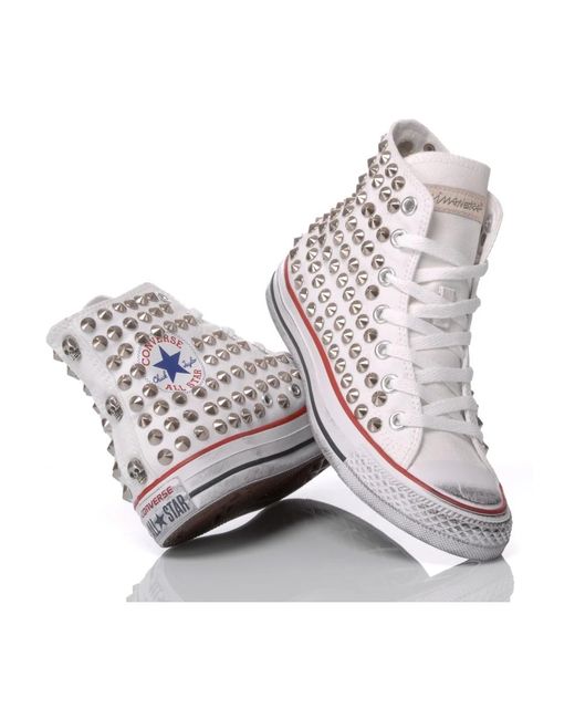 Converse Handgefertigte weiße sneakers individuelle schuhe in White für Herren