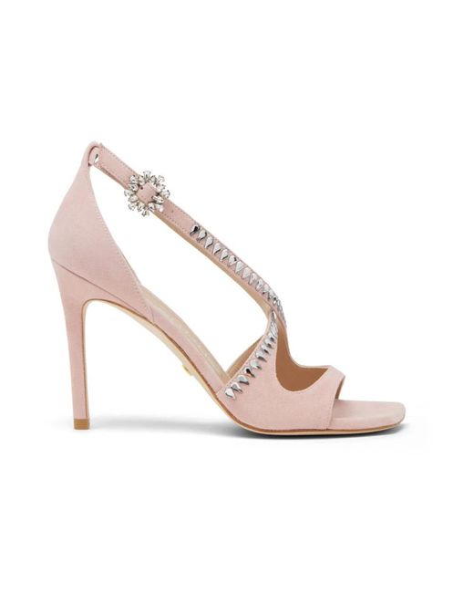 Stuart Weitzman Pink High Heel Sandals