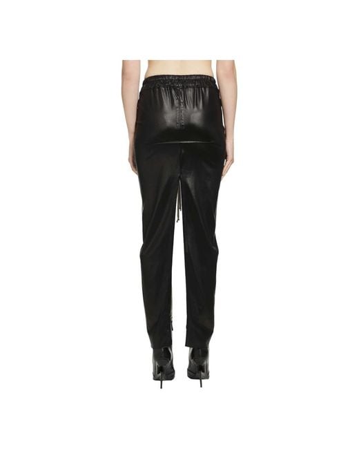Rick Owens Black Slim-Fit Trousers
