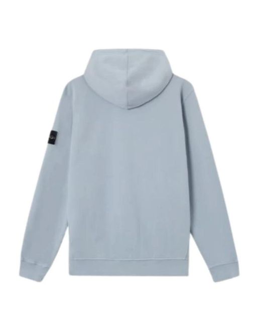 Stone Island Blue Zip-Throughs for men