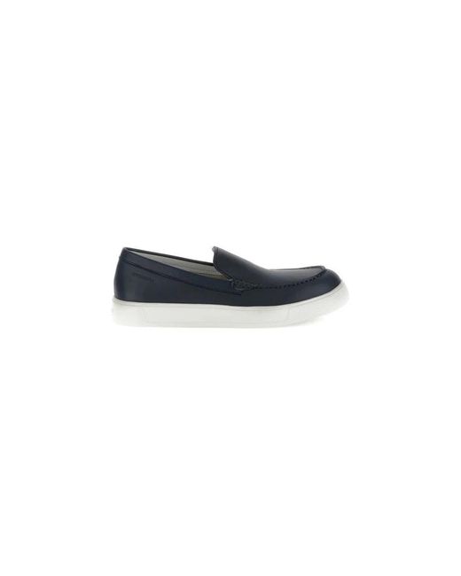 Stonefly Leather Moccasin in Blue für Herren