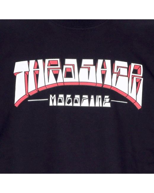 Thrasher Signatur Crewneck Sweatshirt Schwarz/Weiß/Rot in Blue für Herren