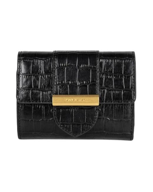 Lancaster Accessoires ,Zwart ,Leer Exo Ily Wallet in het Black