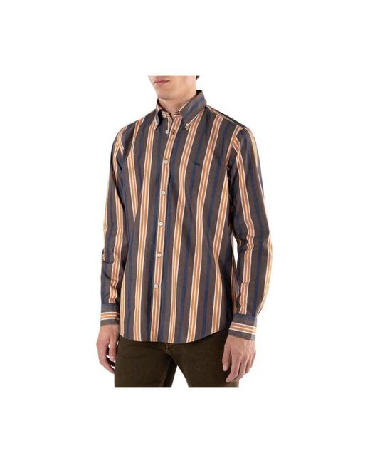 Harmont & Blaine Brown Casual Shirts for men