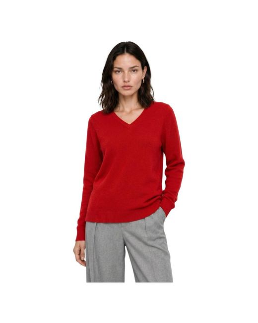 Kocca Red V-Neck Knitwear