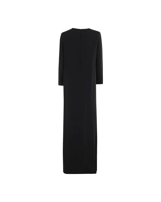 Gianluca Capannolo Black Langes Jeanskleid