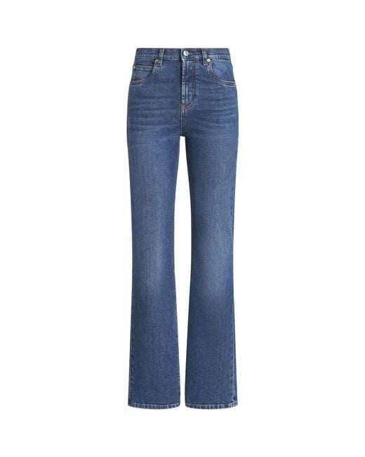 Etro Jeans ,Blauw ,Katoen Klassieke Flared Jeans in het Blue