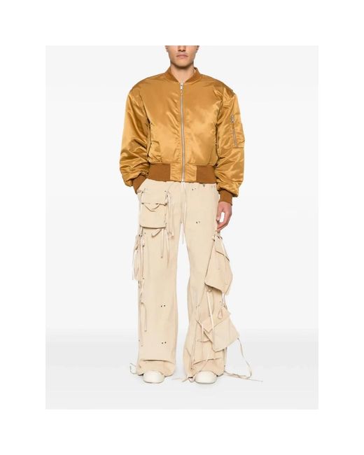 Entire studios Cropped Broad Bomber in het Brown voor heren