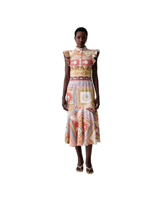 Midi Dresses Never Fully Dressed en coloris Multicolor