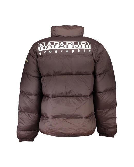 Napapijri Brown Winter Jackets for men