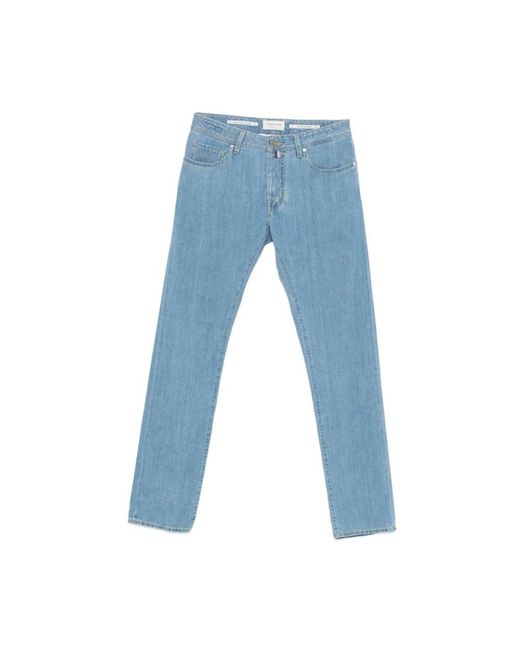 Jacob Cohen Blue Straight Fit Jeans for men