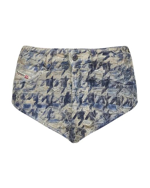 DIESEL Gray Denim Shorts