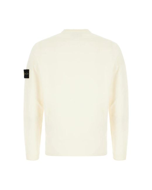 Stone Island Maglieria Sweatshirt in White für Herren