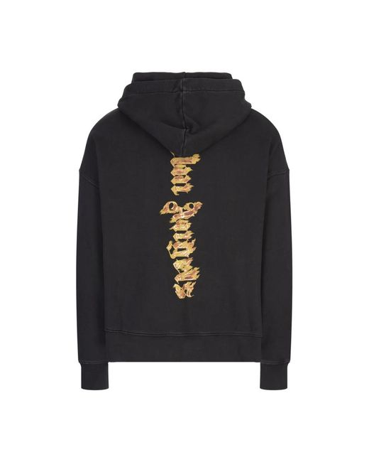 Palm Angels Black Hoodies for men