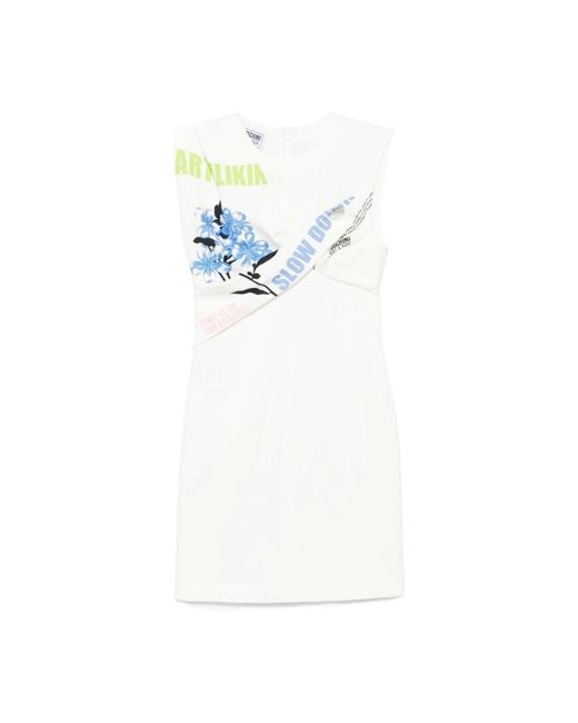 Moschino White Short Dresses