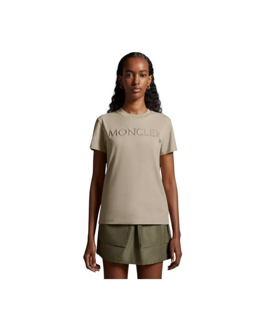 Moncler Natural T-Shirts