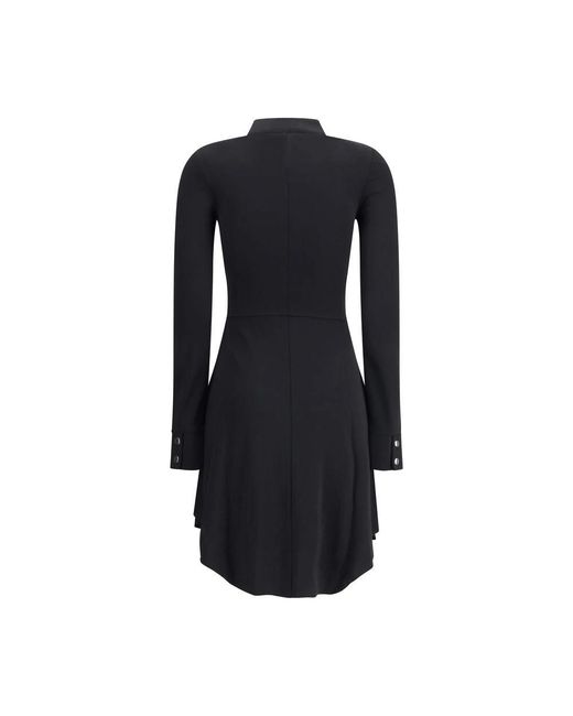 Courreges Black Viscose Casual Dress