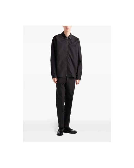 Prada Black Light Jackets for men