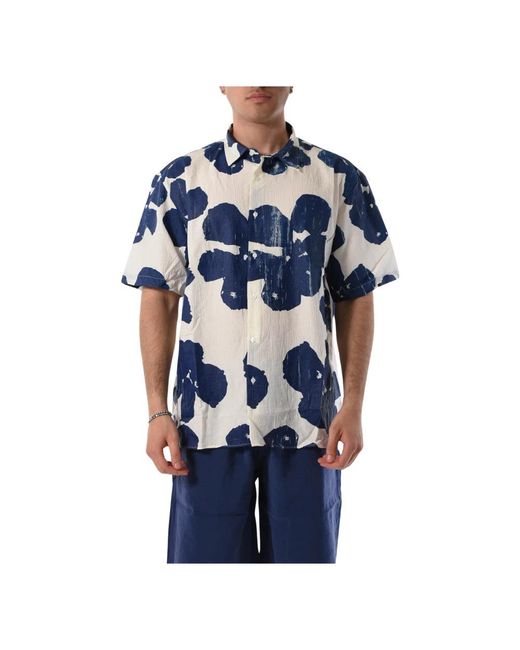 FAMILY FIRST Blue Short Sleeve Shirts for men