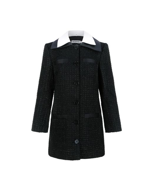 Self-Portrait Black Single-Breasted Coats