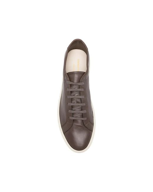 Common Projects Brown Leather Sneakers Achilles S for men