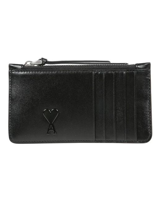 Wallets & Cardholders di AMI in Black da Uomo