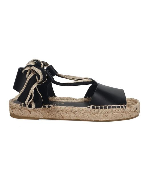 Flat Sandals di Paloma Barceló in Black