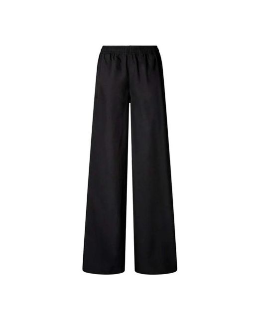 Save The Duck Black Wide Trousers