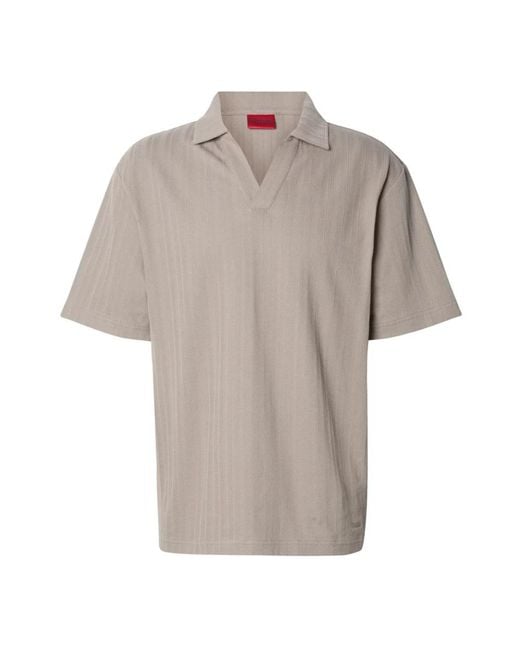 HUGO Gray Polo Shirts for men