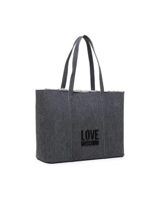 Love Moschino Black Tote Bags