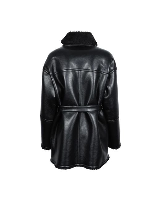 Isabelle Blanche Black Ecomontone Con Cintura
