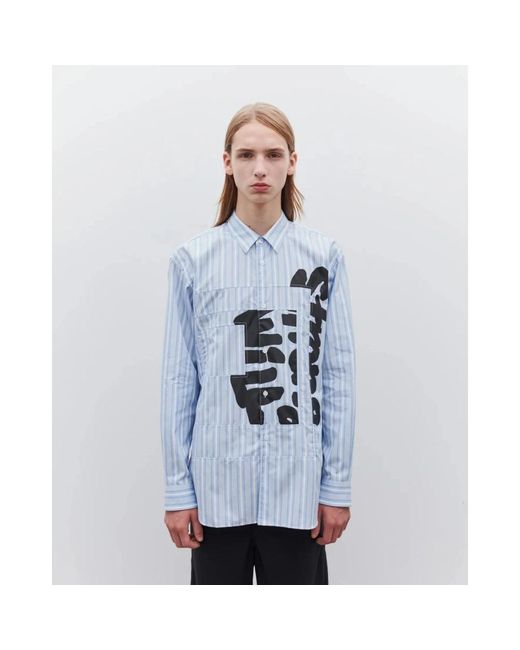 Comme des Garçons Blue Casual Shirts for men