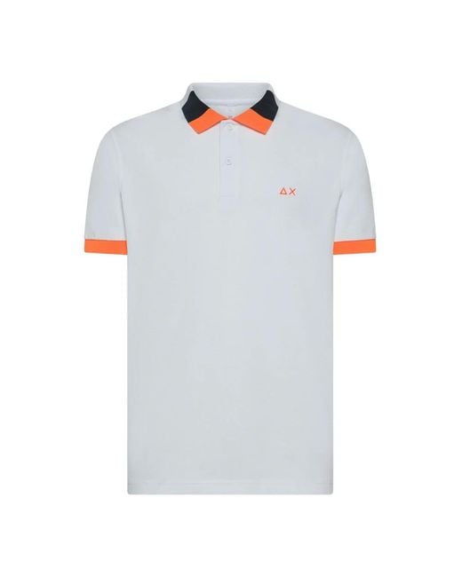 Sun 68 Blue Polo Shirts for men