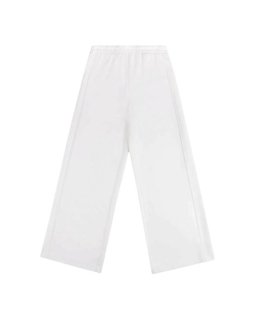 Fay Pantalon Met Elastiek in het White