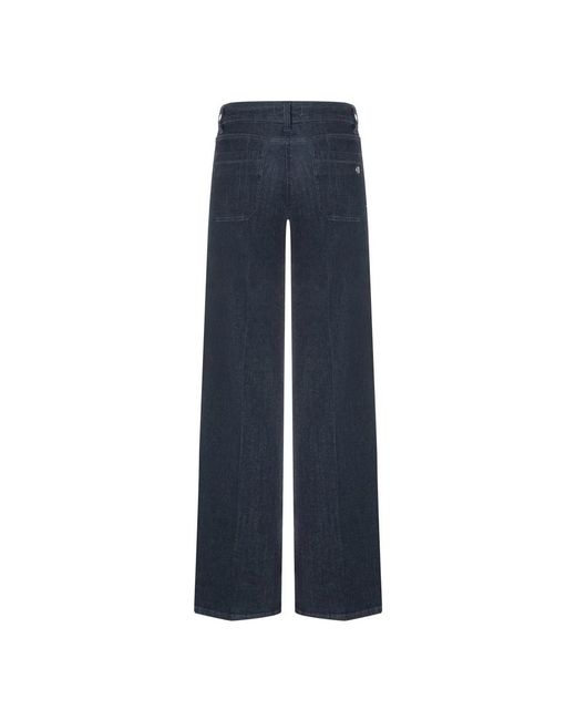 Cambio Blue Wide Jeans