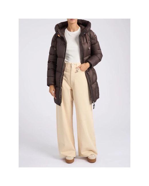 Parajumpers Jassen ,Bruin ,Nylon Bruine Technische Stof Donsjas in het Brown